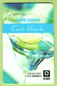 SAQ ( Canada ) Martini 2004 Gift Card ( $0 )  - Picture 1 of 1