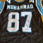 Nfl Autographed Jersey Panther?S Muhammad #87 Becket Certified