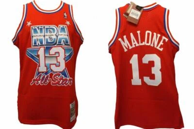Karl Malone #13 Jazz All-Star Mens XS-S-M-L-XL-2XL Mitchell & Ness Jersey $130 - Image 1 of 4