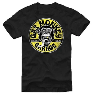 Gas Monkey Garage Logo Men's Black T-Shirt -NWT - Picture 1 of 2