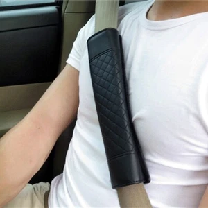 2x Car Harness Seat Belt Safety Shoulder Pads Protect Cushion Accessories Unisex - Picture 1 of 14
