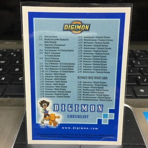 1999 Upper Deck Deck Digimon Trading Card Common ($2 Minimum Order Required) - Picture 1 of 36