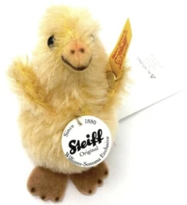Steiff Williams Sonoma Exclusive Baby Chick Easter Bird Yellow Mohair 3" SEALED - Picture 1 of 11