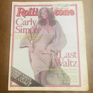 ROLLING STONE 266 June 1 1978 CARLY SIMON Last Waltz Robbie Robertson Communists - Picture 1 of 14