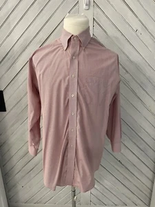 Camisa Brooks Brothers 16.5 2/3 roja a cuadros ajuste tradicional vestido sin hierro - Imagen 1 de 8