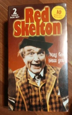 Red Skeleton VHS Two Box Set May God Bless You 10 Episodes New Sealed - Image 1 of 3