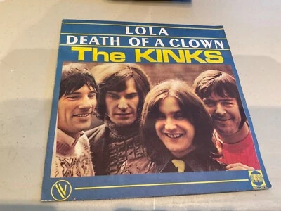 THE KINKS 7” LOLA b/W DEATH OF A CLOWN 1970 French PRESS NM/EX - Image 1 of 3