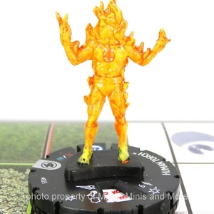 Fantastici Quattro ~ TORCIA UMANA #035 HeroClix rara miniatura #35 con carta - Foto 1 di 1