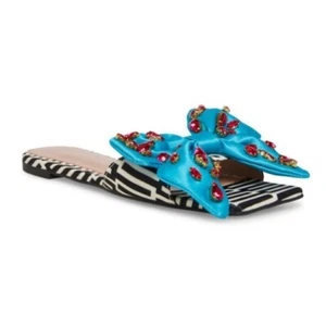 Betsey Johnson Women’s Daisy Slip on Slides Multi Size 5 New with Defects - Picture 1 of 3