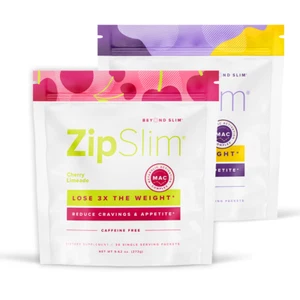 Caffeine Free Beyond Slim Zip Slim (Lose 3X) Blackberry Lemonade or Cherry 1 Bag - Picture 1 of 3
