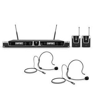 LD Systems U505 BPHH 2 Wireless Mics Headset Microphone System (584 - 608 MHz) - Picture 1 of 14
