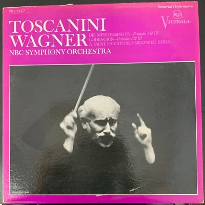TOSCANINI-WAGNER-DIE MEISTERSINGER-ORIGINAL 1967 RCA VICTROLA VIC-1347 VINYL - Image 1 of 2