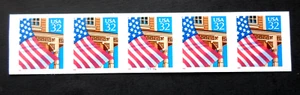 Flag Over Porch PNC5 2915A Coil Strip with Plate #77777A Die Cut 10/10 V/P - Picture 1 of 5
