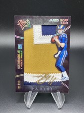 2016 PANINI BLACK GOLD JARED GOFF ROOKIE SIZEABLE JERSEY PATCH AUTO /99 LIONS