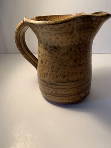 Gesprenkelte Stonewear Keramik kleiner Krug gemarkt Fenton PREISREDUZIERUNG - Bild 1 von 9