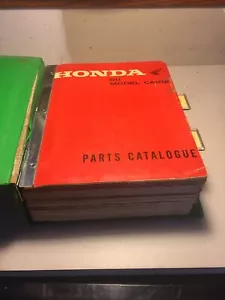 HONDA Parts Catalogs!!!CA102 C105T P50 CA200 CT200 CB92 SS125 Cl125 CD175 CA72 + - Picture 1 of 12