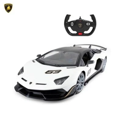 Modellino Auto RC Rastar 1/14 Lamborghini Aventador SVJ White - Immagine 1 di 3