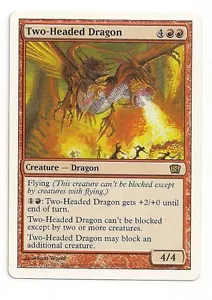 Magic The Gathering 4X ** Dragón de dos cabezas ** X4 Magic 8th - Imagen 1 de 1