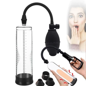 Vacuum Electric Penis Pump for Male ED Enhancement Penis Enlarger Rechargeable - Picture 1 of 13