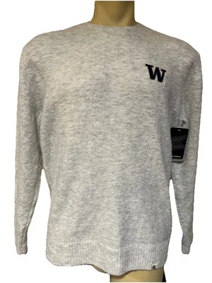 NOVO Suéter Pulôver Masculino Washington Huskies Colosseum Athletics Cinza G - Imagem 1 de 4