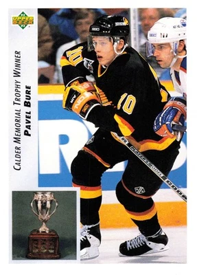 Pavel Bure 1992-93 Upper Deck #431 Vancouver Canucks Hockey - Image 1 of 2