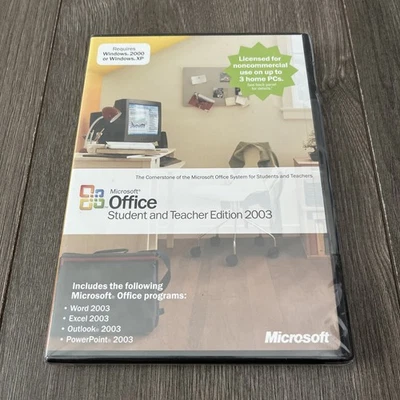 Microsoft Office 2003 Student and Teacher Edition (Retail) (3 User/s) - Full... - Image 1 of 4