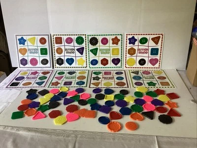 Juego de bingo Melissa & Doug Button para niños EC112 Foto 1 de 4