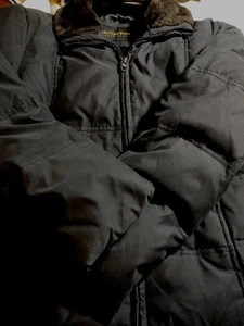 Marc New York Andrew Marc Puffer Jacket Womens Large Black Full Zip  - Picture 1 of 5