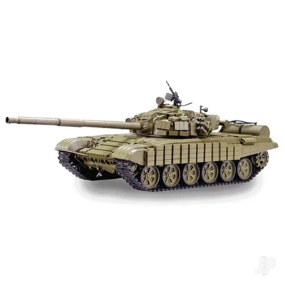 Heng Long Russain T72 1:16 RC Tank - Sound Smoke BBgun Infrared Battle System - Image 1 of 4