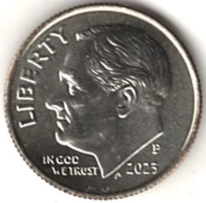 2023 P Clad ROOSEVELT DIME in BU CONDITION stk 90 - Picture 1 of 4