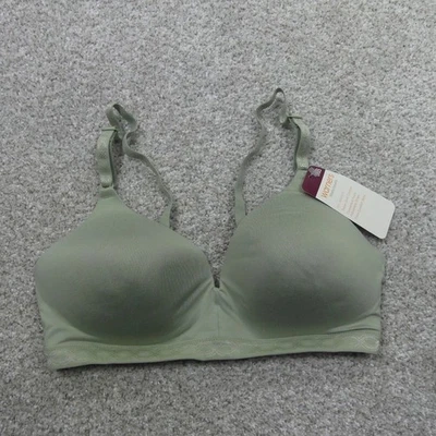 Warners Bra Womens 36B Green Wireless Lightly Lined Blissful Benefits RM1691W - Image 1 of 4