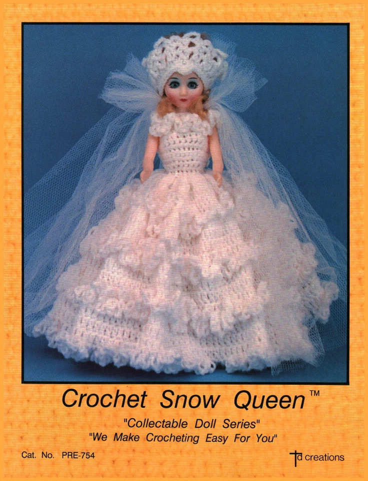 Crochet Snow Queen Collectable Doll Series | Td Creations PRE-754 - Image 1 of 1