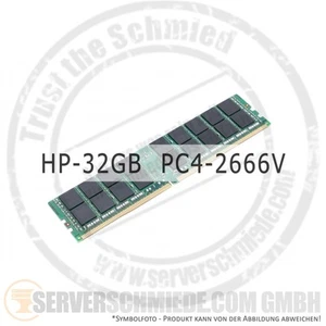 Hynix 32GB 2Rx4 PC4-2666V registered ECC RAM HP 840758-091 HMA84GR7AFR4N-VK T3 A - Photo 1/1