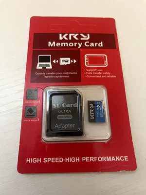 kry micro memory sd card 32gb high speed performance - Image 1 of 2
