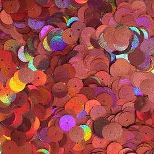 10mm Flat SEQUIN Loose PAILLETTES ~ Deep SALMON ROSE PINK Shimmer Ultra Fine - Picture 1 of 2
