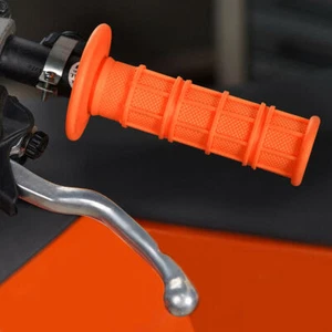 Orange Motorcycle Hand Bar Hand Grips 1" 7/8" For KTM EXC MXC GS XC XC-F MX DXC  - Picture 1 of 8