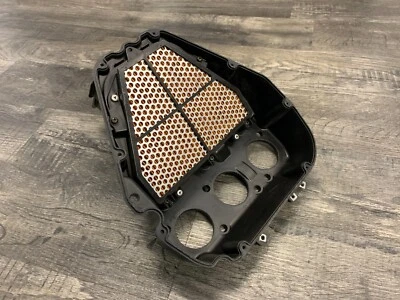 Triumph 2006 Daytona 675 triple OEM filtro de aire inferior limpiador caja elemento * Foto 1 de 4