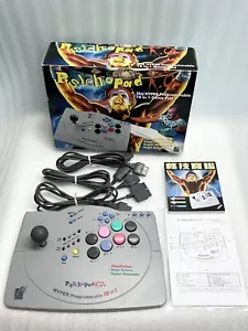 Psychopad K.O Arcade Stick GAMEPAD Super Nintendo Sega Saturn PlayStation CIB - Picture 1 of 12