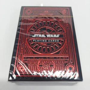 SEALED STAR WARS PREMIUM PLAYING CARDS BY THEORY 11 DISNEY LUCAS FILMS SITH RED - Picture 1 of 5