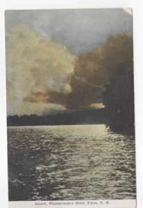 WINNIPESAUKEE RIVER, TILTON, NEW HAMPSHIRE, Antique Postcard (Postmarked 1909) - Picture 1 of 2