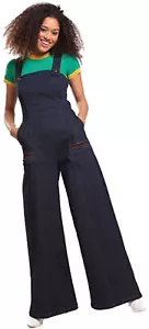 Bright and Beautiful "MILA RAINBOW" Träger MARLENE JUMPSUIT Dungarees Rockabilly - Bild 1 von 6