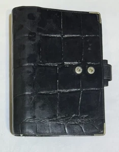 PMS CALF ORGANISER - SCHWARZES KALBSLEDER - FILOFAX PERSÖNLICHE GRÖSSE - Bild 1 von 11