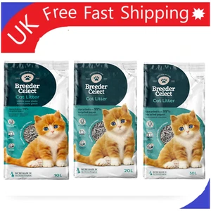Breeder Celect 99 Percent Recycled Paper Cat Litter, 10L/20L/30L - Picture 1 of 29