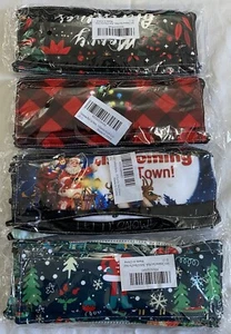 Christmas Face Mask Reusable Washable 12 Pack With Filters - Picture 1 of 3