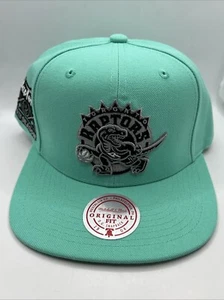 Toronto Raptors Mitchell & Ness Teal SnapBack Hat NWT - Picture 1 of 8