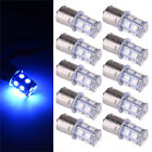 10pcs Blue Bulbs 1156 1141 BA15S for RV Trailer 13-SMD Car LED Interior Light