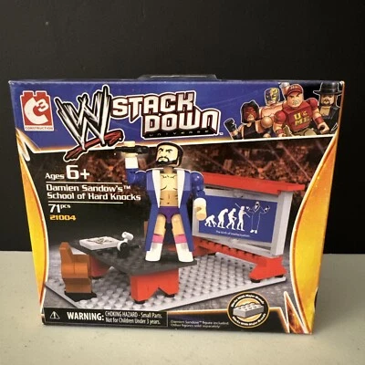  WWE Stack Down Damien Sandow's School of Hard Knocks New DENTED BOX SHIPS FREE - Image 1 of 4