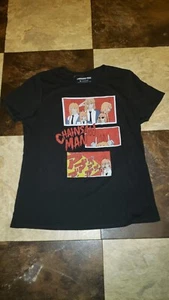 NUOVO Crunchyroll Motosega Uomo Anime Cartone Animato T Shirt Adulto Grande Nero UNISEX - Foto 1 di 8