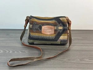 Bolso de Viaje Pendleton Vintage Cartera de Hombro Estampado Azteca Occidental, Colores Neutros - Imagen 1 de 20
