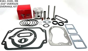 7HP 8HP .010" OVERHAUL REBUILD FITS KOHLER K161 K181 M8 PISTON VALVES GASKETS - Picture 1 of 1